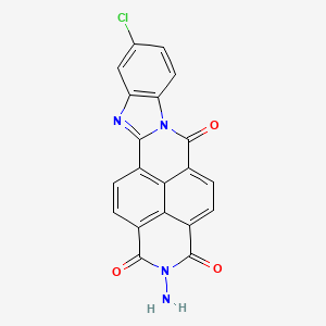 molecular formula C20H9ClN4O3 B4556934 2-amino-10-chlorobenzimidazo[2,1-b]benzo[lmn]-3,8-phenanthroline-1,3,6(2H)-trione 