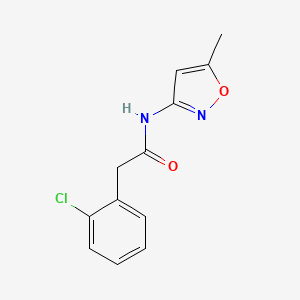 2-(2-chlorophenyl)-N-(5-methyl-1,2-oxazol-3-yl)acetamide