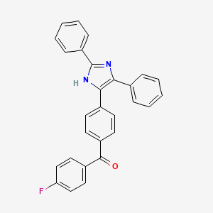 [4-(2,4-diphenyl-1H-imidazol-5-yl)phenyl](4-fluorophenyl)methanone