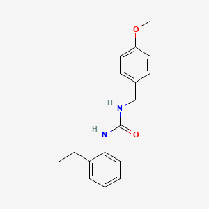 molecular formula C17H20N2O2 B4557061 N-(2-ethylphenyl)-N'-(4-methoxybenzyl)urea 