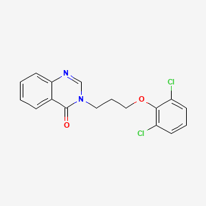 molecular formula C17H14Cl2N2O2 B4557135 3-[3-(2,6-dichlorophenoxy)propyl]-4(3H)-quinazolinone 