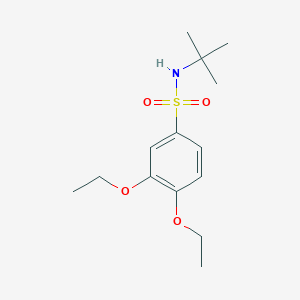 [(3,4-Diethoxyphenyl)sulfonyl](tert-butyl)amine