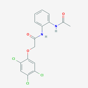 N-[2-(acetylamino)phenyl]-2-(2,4,5-trichlorophenoxy)acetamide