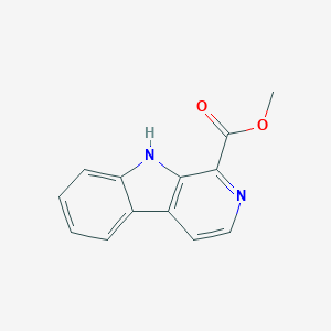 B045572 methyl 9H-pyrido[3,4-b]indole-1-carboxylate CAS No. 3464-66-2