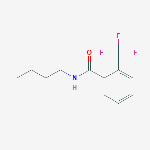 molecular formula C12H14F3NO B4557200 Benzamide, 2-(trifluoromethyl)-N-butyl- 