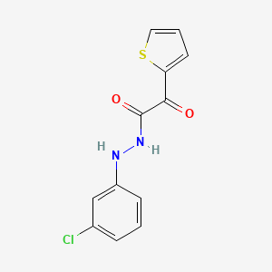 N'-(3-chlorophenyl)-2-oxo-2-thiophen-2-ylacetohydrazide