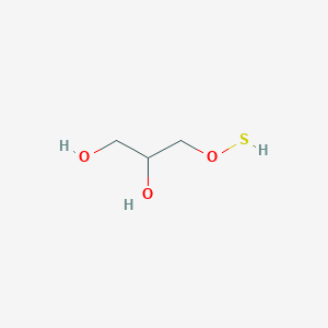 molecular formula C3H8O2S B045573 3-(Sulfanyloxy)propane-1,2-diol CAS No. 120785-95-7