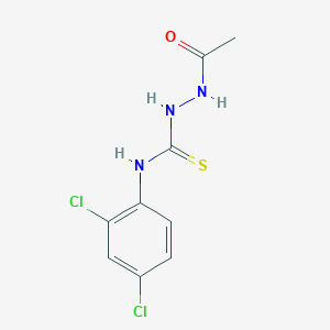 molecular formula C9H9Cl2N3OS B4557503 2-acetyl-N-(2,4-dichlorophenyl)hydrazinecarbothioamide 