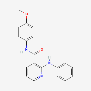 2-anilino-N-(4-methoxyphenyl)nicotinamide