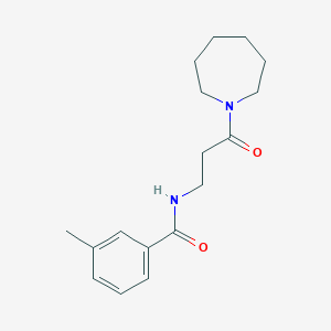 N-[3-(azepan-1-yl)-3-oxopropyl]-3-methylbenzamide