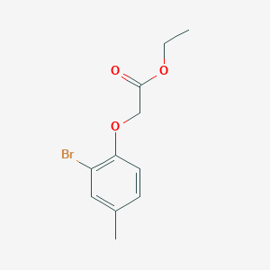 molecular formula C11H13BrO3 B4557735 Ethyl 2-(2-bromo-4-methylphenoxy)acetate 