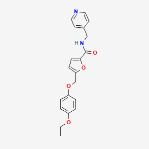 5-[(4-ethoxyphenoxy)methyl]-N-(4-pyridinylmethyl)-2-furamide