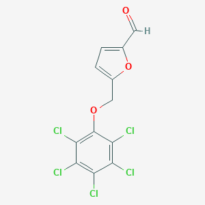 5-[(Pentachlorophenoxy)methyl]-2-furaldehyde