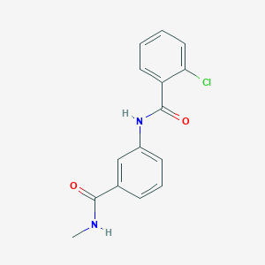 2-chloro-N-{3-[(methylamino)carbonyl]phenyl}benzamide