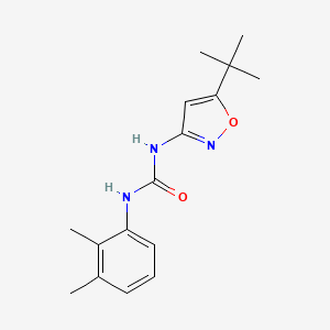 molecular formula C16H21N3O2 B4557988 N-(5-叔丁基-3-异恶唑基)-N'-(2,3-二甲基苯基)脲 