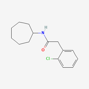 2-(2-chlorophenyl)-N-cycloheptylacetamide