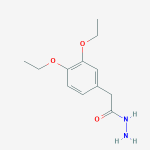 molecular formula C12H18N2O3 B455812 2-(3,4-二乙氧基苯基)乙酰肼 CAS No. 91908-37-1