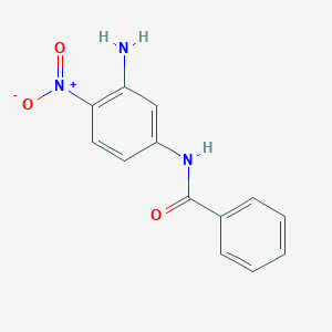 molecular formula C13H11N3O3 B455813 N-(3-amino-4-nitrophenyl)benzamide 