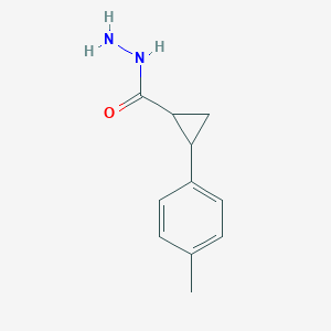 molecular formula C11H14N2O B455816 2-(4-甲苯基)环丙烷甲酰肼 CAS No. 438219-20-6
