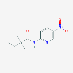molecular formula C11H15N3O3 B4558190 2,2-二甲基-N-(5-硝基-2-吡啶基)丁酰胺 