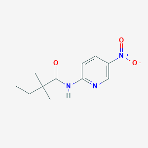 molecular formula C11H15N3O3 B4558190 2,2-dimethyl-N-(5-nitro-2-pyridinyl)butanamide 