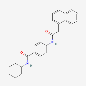 N-cyclohexyl-4-[(1-naphthylacetyl)amino]benzamide