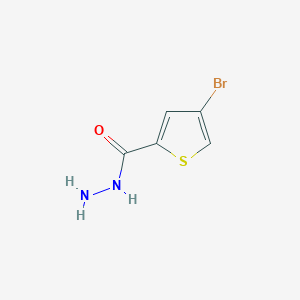 molecular formula C5H5BrN2OS B455821 4-溴噻吩-2-甲酰肼 CAS No. 438219-36-4