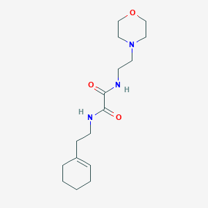 molecular formula C16H27N3O3 B4558211 N-[2-(1-cyclohexen-1-yl)ethyl]-N'-[2-(4-morpholinyl)ethyl]ethanediamide 