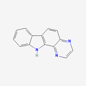 molecular formula C14H9N3 B4558301 11H-吡嗪并[2,3-a]咔唑 