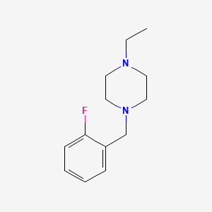 1-ethyl-4-(2-fluorobenzyl)piperazine
