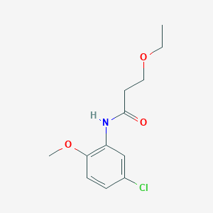 N-(5-chloro-2-methoxyphenyl)-3-ethoxypropanamide