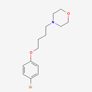 4-[4-(4-bromophenoxy)butyl]morpholine