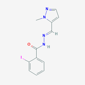 2-iodo-N'-[(1-methyl-1H-pyrazol-5-yl)methylene]benzohydrazide