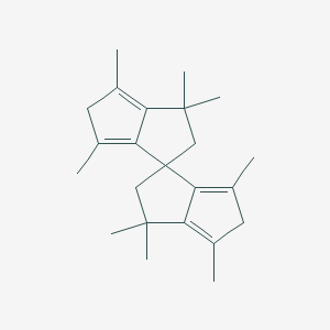 molecular formula C23H32 B455863 3,3,3',3',4,4',6,6'-Octamethyl-3,3',5,5'-tetrahydrospiro[pentalene-1(2H),1'(2'H)-pentalene] 