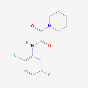 N-(2,5-dichlorophenyl)-2-oxo-2-(1-piperidinyl)acetamide