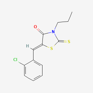 5-(2-chlorobenzylidene)-3-propyl-2-thioxo-1,3-thiazolidin-4-one