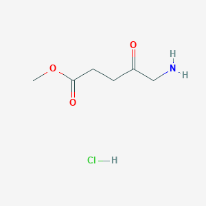 molecular formula C6H12ClNO3 B045588 Methyl aminolevulinate hydrochloride CAS No. 79416-27-6