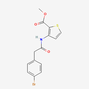 methyl 3-{[(4-bromophenyl)acetyl]amino}-2-thiophenecarboxylate