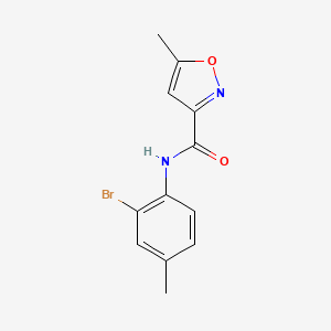 N-(2-bromo-4-methylphenyl)-5-methylisoxazole-3-carboxamide