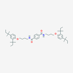 molecular formula C48H72N2O4 B455893 N~1~,N~4~-bis[4-(2,4-ditert-pentylphenoxy)butyl]terephthalamide 