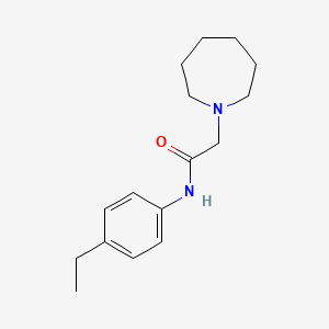 2-(azepan-1-yl)-N-(4-ethylphenyl)acetamide