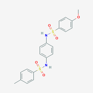 4-methoxy-N-(4-{[(4-methylphenyl)sulfonyl]amino}phenyl)benzenesulfonamide