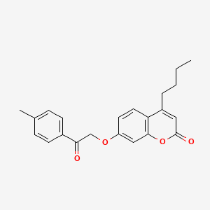 4-butyl-7-[2-(4-methylphenyl)-2-oxoethoxy]-2H-chromen-2-one