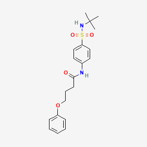 N-[4-(tert-butylsulfamoyl)phenyl]-4-phenoxybutanamide