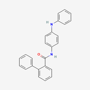 N-(4-anilinophenyl)-2-biphenylcarboxamide