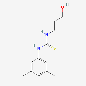 N-(3,5-dimethylphenyl)-N'-(3-hydroxypropyl)thiourea