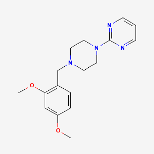 2-[4-(2,4-dimethoxybenzyl)-1-piperazinyl]pyrimidine