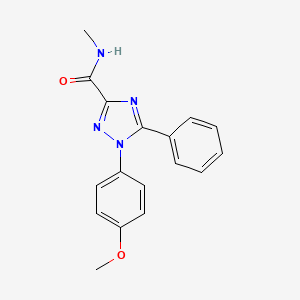 1-(4-methoxyphenyl)-N-methyl-5-phenyl-1H-1,2,4-triazole-3-carboxamide