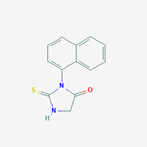 molecular formula C13H10N2OS B455947 3-(1-Naphthyl)-2-thioxoimidazolidin-4-one 