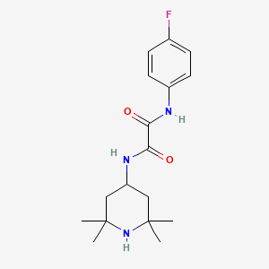 N-(4-FLUOROPHENYL)-N-(2,2,6,6-TETRAMETHYL-4-PIPERIDYL)ETHANEDIAMIDE